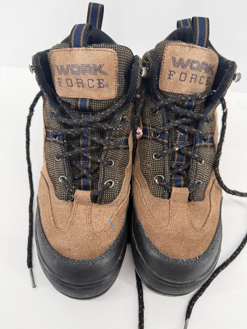 Work Force 46763 Steel Toe Leather Hiking Work Trail Boots Mens 7 Womens 8.5